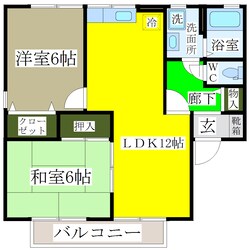 南瀬高駅 徒歩29分 2階の物件間取画像